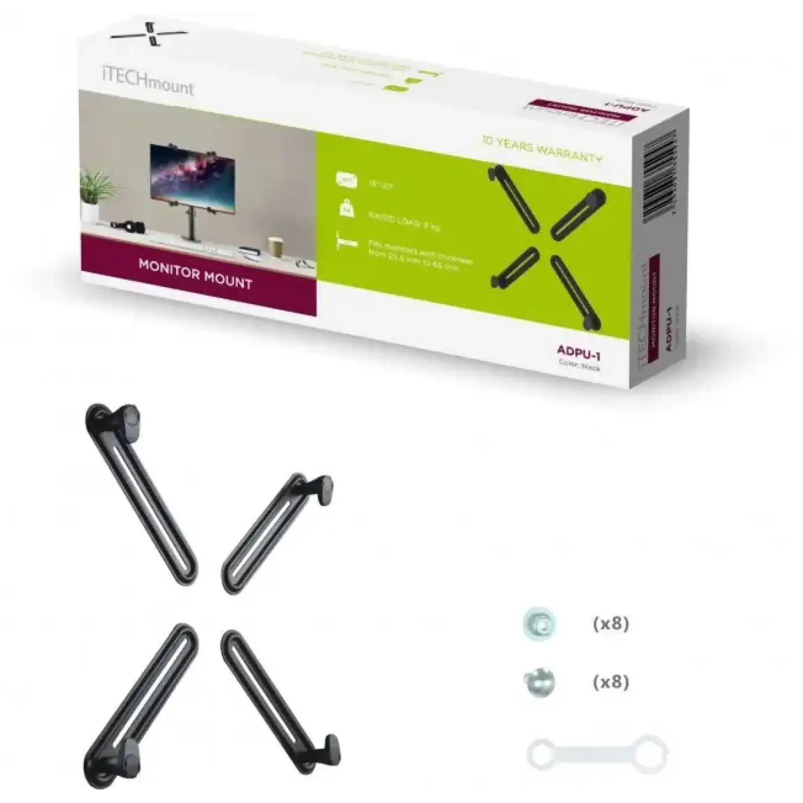 Кріплення для монітора ITech Black (ADPU-1) UA