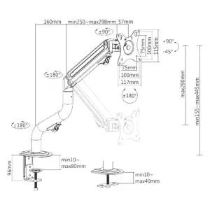 Кронштейн Brateck LDT71-C012N UA