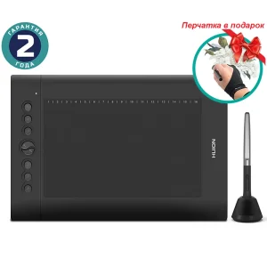 Графічний планшет Huion H610Pro V2 + рукавичка UA