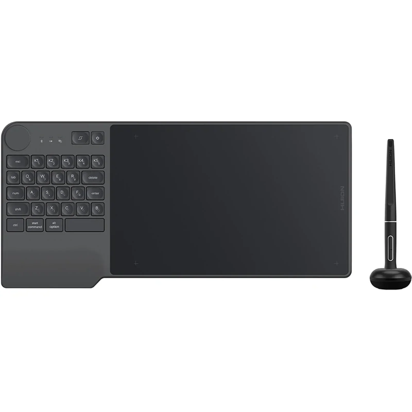 Графический планшет Huion Inspiroy Keydial KD200 + перчатка UA