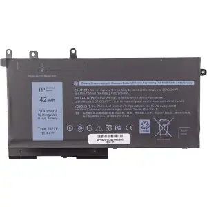 Акумулятор PowerPlant для ноутбуків DELL Latitude E5280 (3DDDG) 11.4V 3500mAh (NB442218)