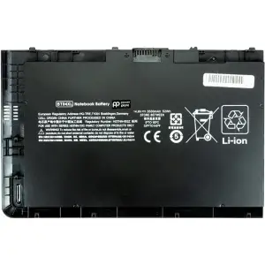 Аккумулятор PowerPlant для ноутбуков HP EliteBook Folio 9470m (BT04XL, HP9470PB) 14.8V 3500mAh (NB460670)