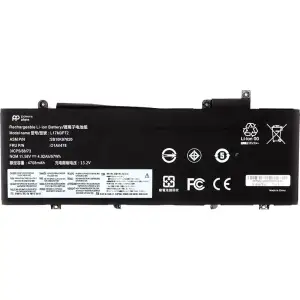 Аккумулятор PowerPlant для ноутбуков LENOVO Thinkpad T480S (L17M3P72) 11.58V 4920mAh (NB482016)