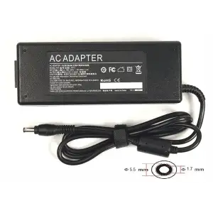 Блок живлення для ноутбуків PowerPlant ACER 220V, 19V 120W 6.32A (5.5*1.7) (AC120F5517)