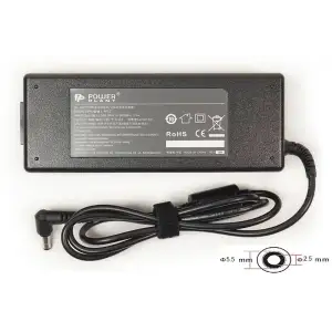 Блок живлення для ноутбуків PowerPlant ASUS 220V, 19V 120W 6.32A (5.5*2.5) (AS120F5525)