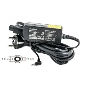 Блок живлення для ноутбуків PowerPlant ASUS 220V, 19V 40W 2.1A (2.3*0.7) (AS40F2307)