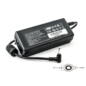 Блок живлення для ноутбуків PowerPlant ASUS 220V, 19V 45W 2.37A (3.0*1.1) (AS45F3011)