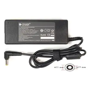 Блок живлення для ноутбуків PowerPlant ASUS 220V, 19V 90W 4.74A (5.5*2.5) (AS90F5525)