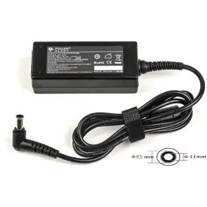Блок живлення для ноутбуків PowerPlant LG 220V, 19V 25W 1.3A (6.5*4.4) with pin (LG25F6544)