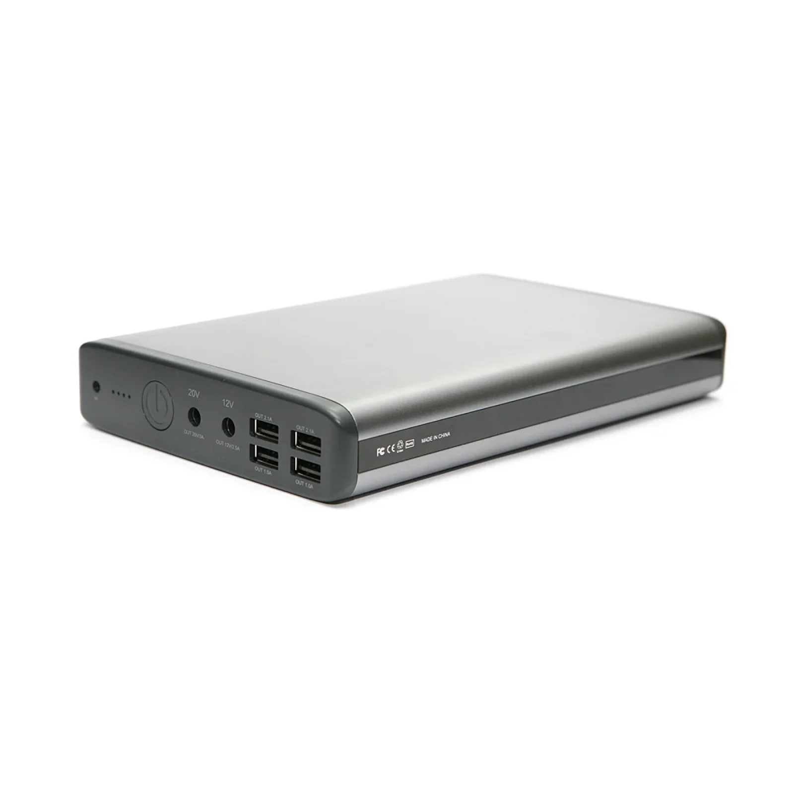 Внешний аккумулятор PowerPlant K2 50000mAh, DC 12-20V 10 коннекторов, 4xUSB-A UA