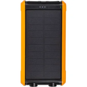Внешний аккумулятор PowerPlant 10000mAh, 2xUSB-A, солнечная панель 5.5V-0,2A UA