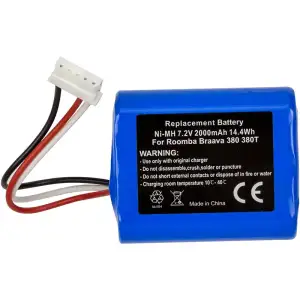 Аккумулятор PowerPlant для пылесоса iRobot Braava 380 (4409709) 7.2V 2000mAh (TB921577)
