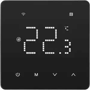 Програмований термостат TUYA Wi-Fi, 3A, 230VAC (HT260041)