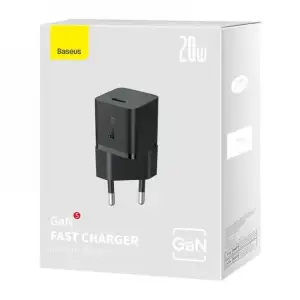 МЗП Baseus GaN5 Mini Fast Charger 20W (Type-C) black
