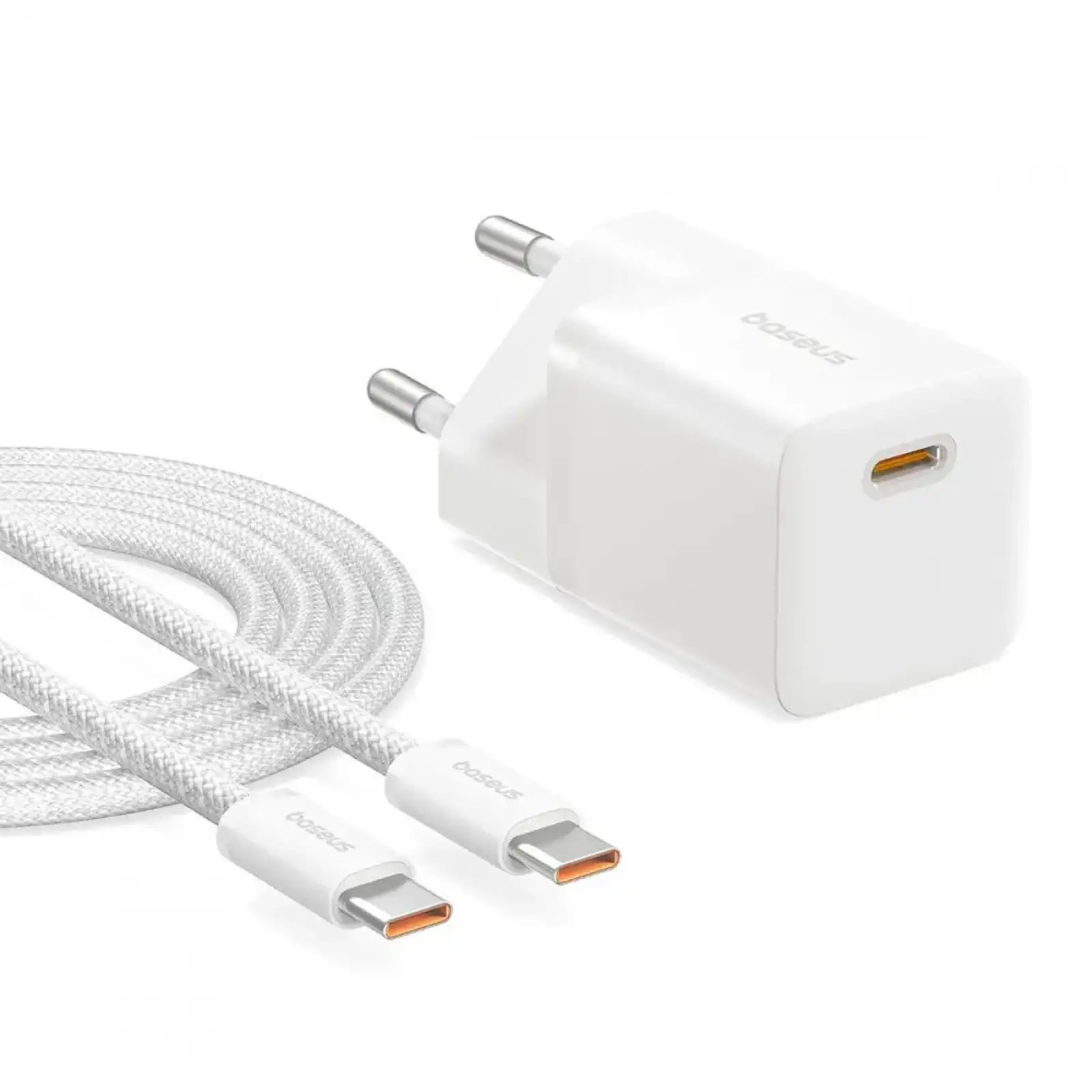 МЗП Baseus GaN5 Mini Fast Charger 25W ( Type-C ) + КабельType-C to Type-C 100W (1m) black