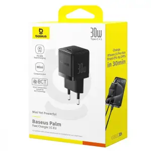 СЗУ Baseus Palm Fast Charger 30W (Type-C) black