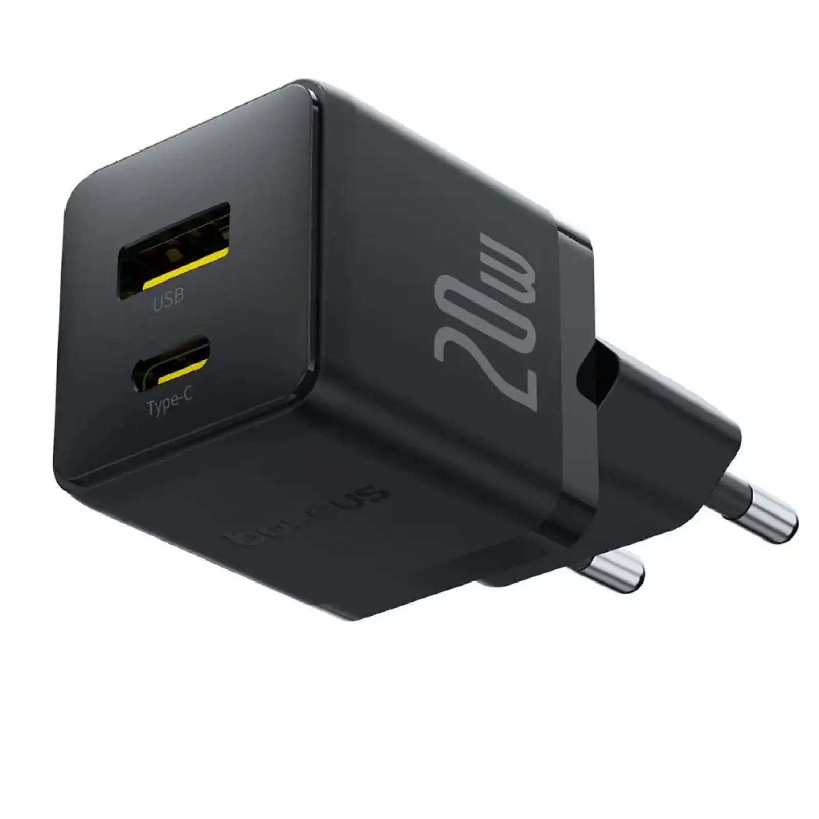 СЗУ Baseus Palm Fast Charger 20W (Type-C + USB) white