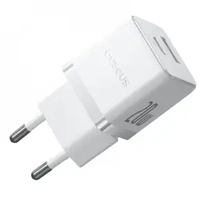МЗП Baseus Palm Fast Charger 20W (Type-C + USB) 20W + Кабель Type-C to Type-C 60W (1m) black