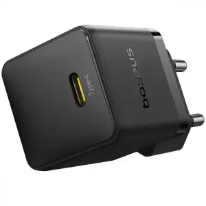 МЗП Baseus Palm Fast Charger 20W (Type-C) + Кабель Type-C to Lightning 20W (1m) white