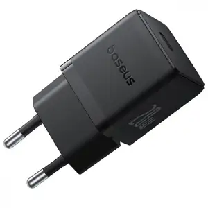 МЗП Baseus Palm Fast Charger 20W (Type-C) + Кабель Type-C to Lightning 20W (1m) white