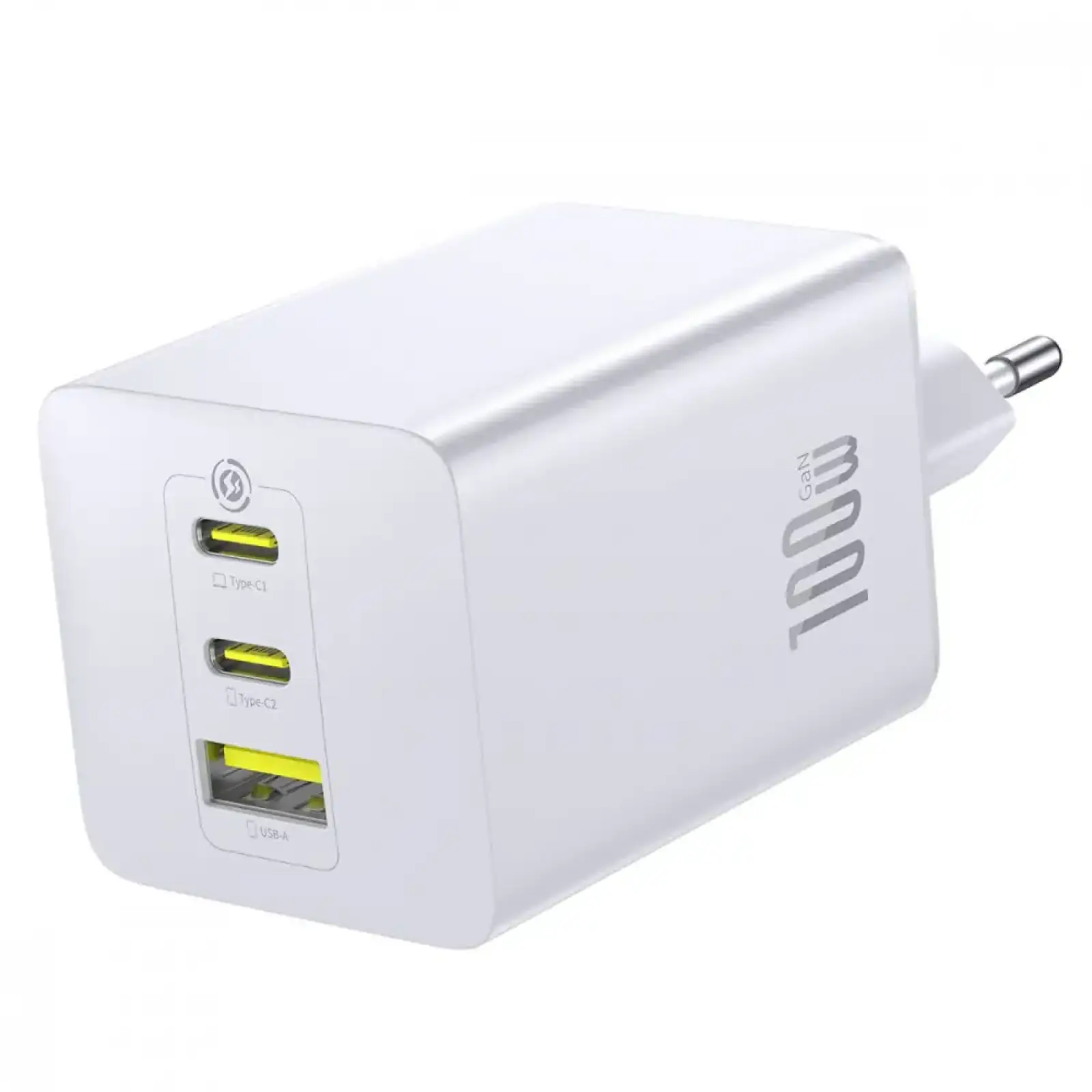 СЗУ Baseus EnerFill FE11 Fast Charger 100W ( 2Type-C+USB ) white