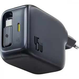 СЗУ Baseus EnerCore CJ21 Fast Charger 45W (2 Type-C) black