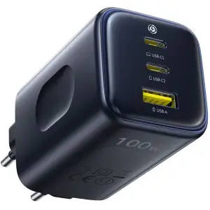 СЗУ Baseus PicoGo AE11 100W (2Type-C + USB) black
