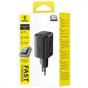 СЗУ Baseus PicoGo AE11 67W (2Type-C + USB) black