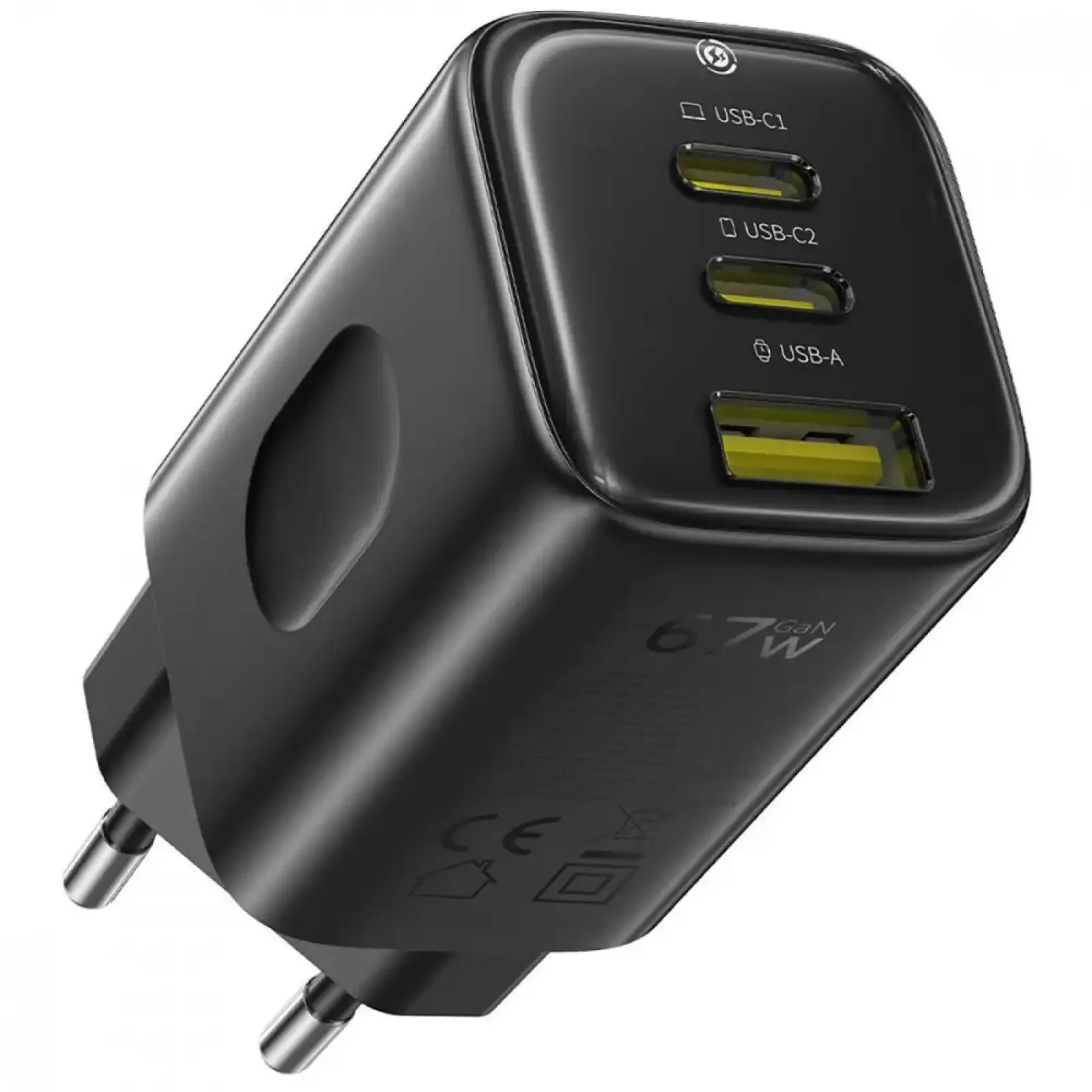 СЗУ Baseus PicoGo AE11 67W (2Type-C + USB) black