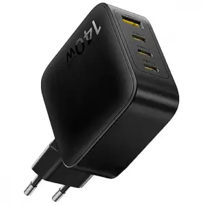 СЗУ Baseus EnerFill FH11 GaN 140W (3 Type-C+USB) black