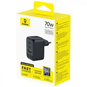 МЗП Baseus EnerFill FE22 70W (2*Type-C+USB) black