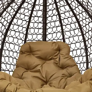 Крісло-кокон Home Rest Everest Коричневый/бежевий UA