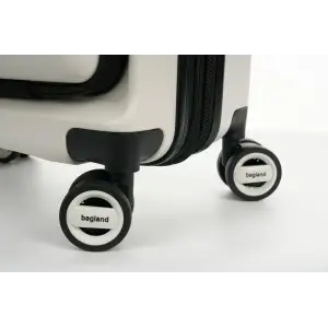 Чемодан Bagland Velo маленький 40 л. белый (00322020) UA