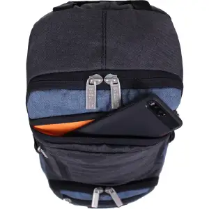 Рюкзак для ноутбука Bagland Granite 23 л. чорний/сірий (0012069) UA