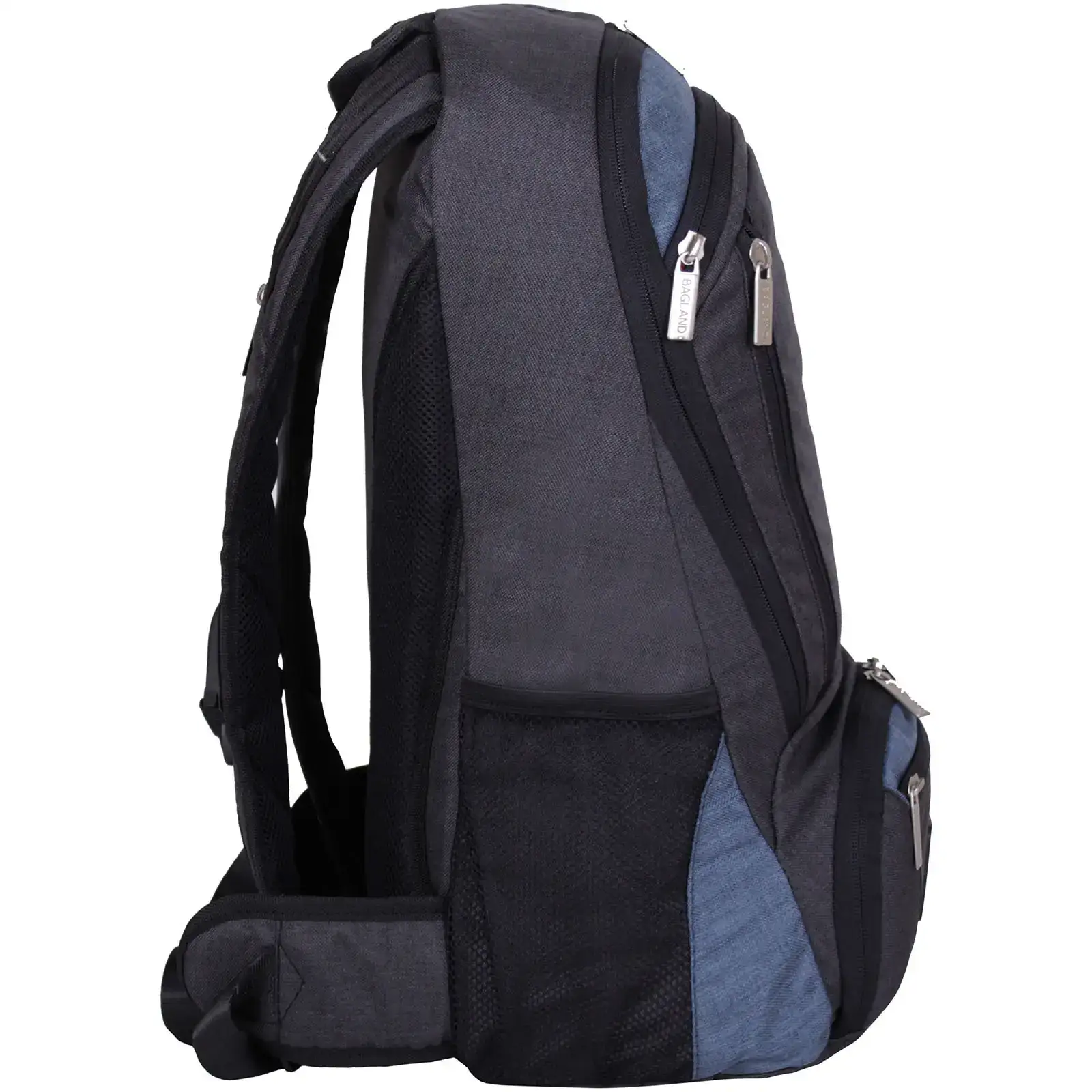 Рюкзак для ноутбука Bagland Granite 23 л. чорний/сірий (0012069) UA