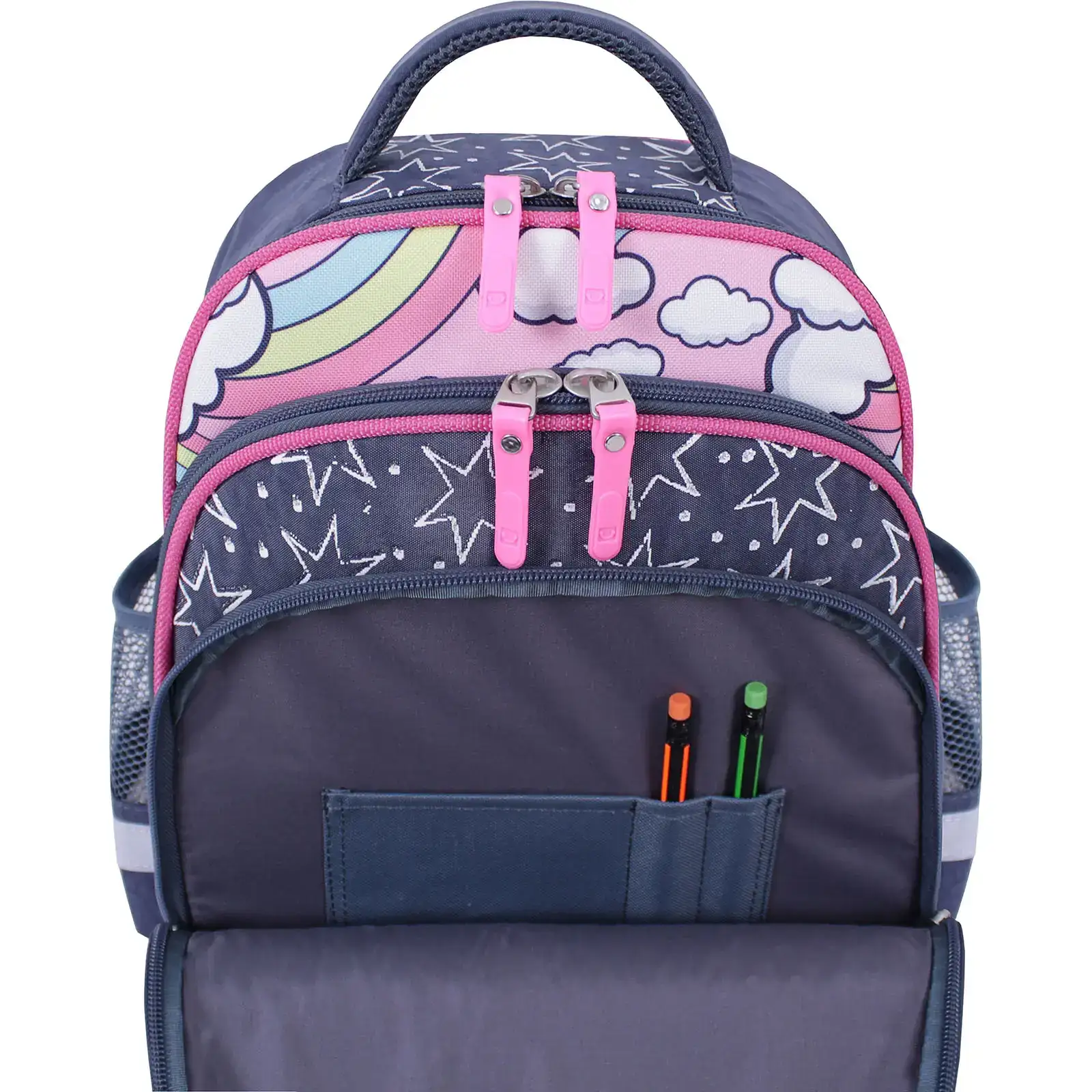 Рюкзак шкільний Bagland Mouse 321 сірий 511 (0051370) UA