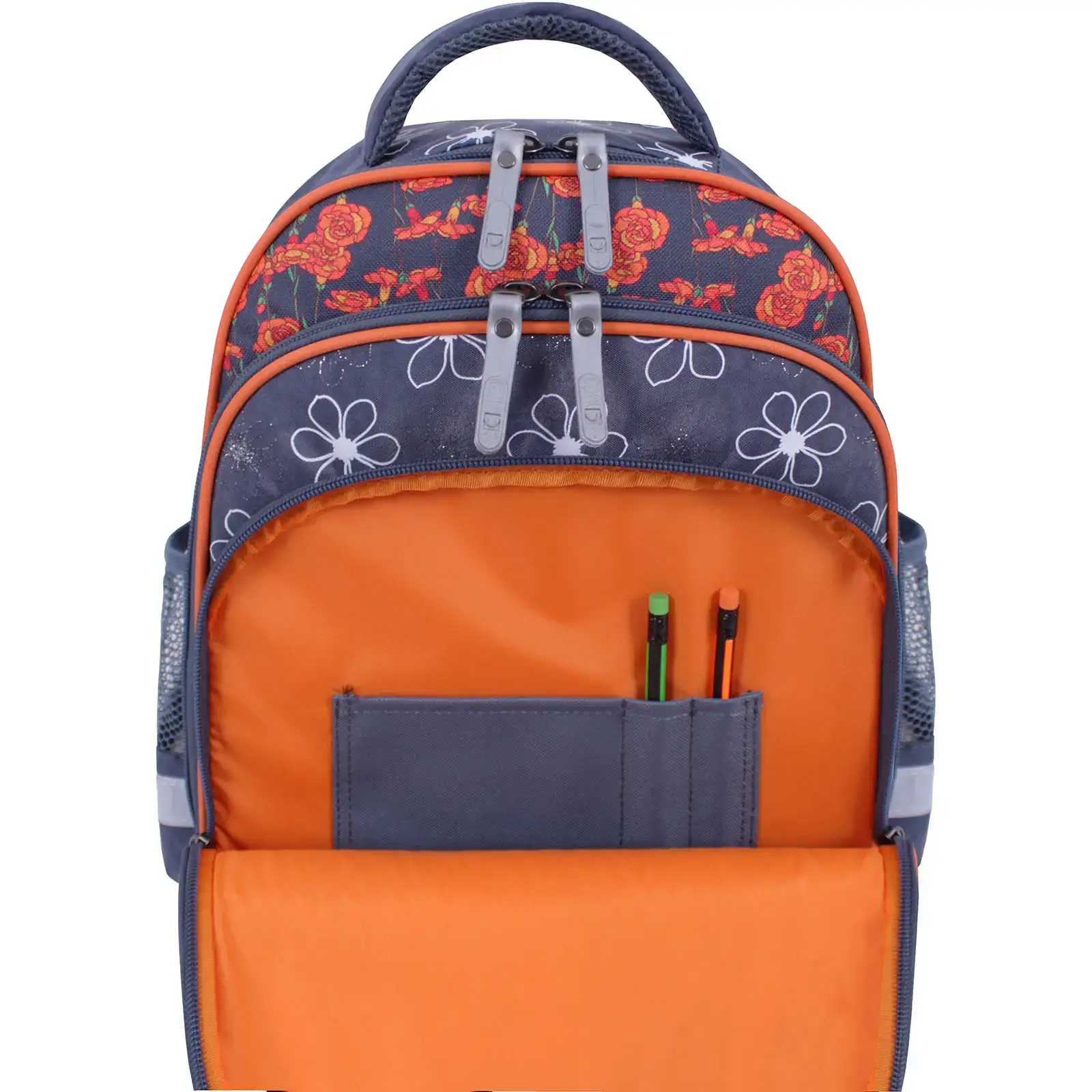 Рюкзак шкільний Bagland Mouse 321 сірий 499 (0051370) UA