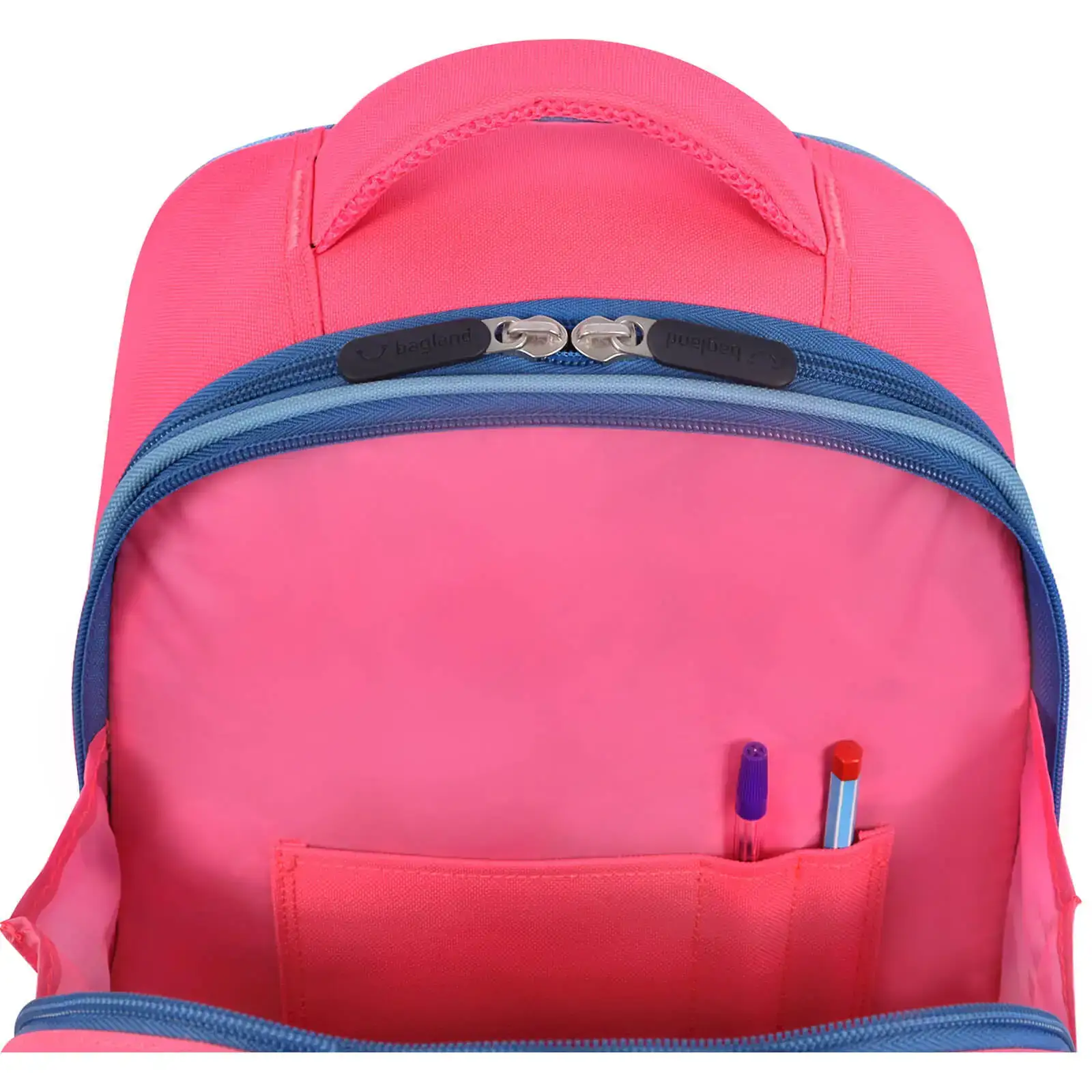 Рюкзак Bagland Turtle 17 л. яскраво-малиновий 1353 (0013466) UA