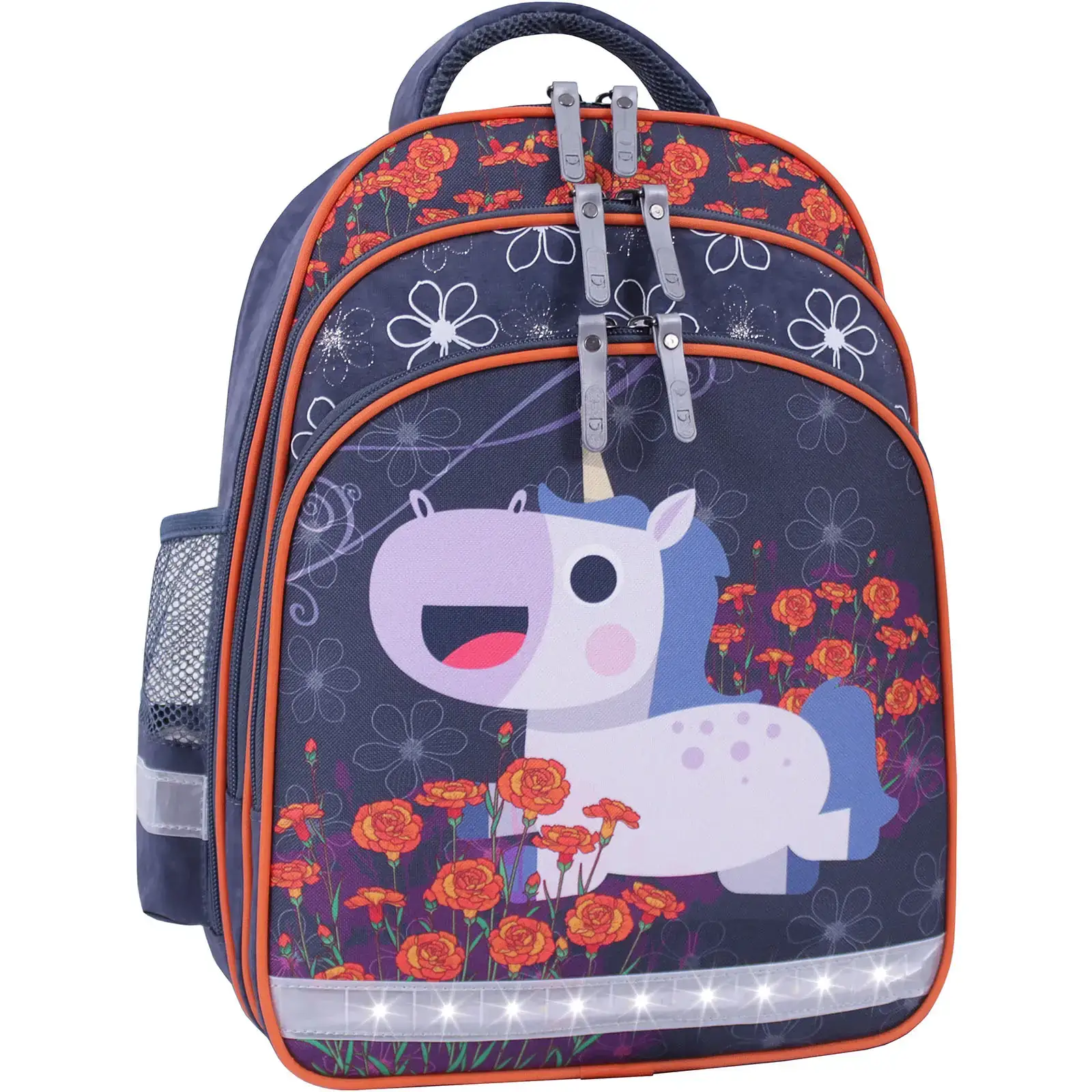 Рюкзак шкільний Bagland Mouse 321 сірий 499 (0051370) UA