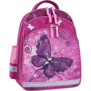 Рюкзак шкільний Bagland Mouse 143 малиновий 615 (0051370) UA