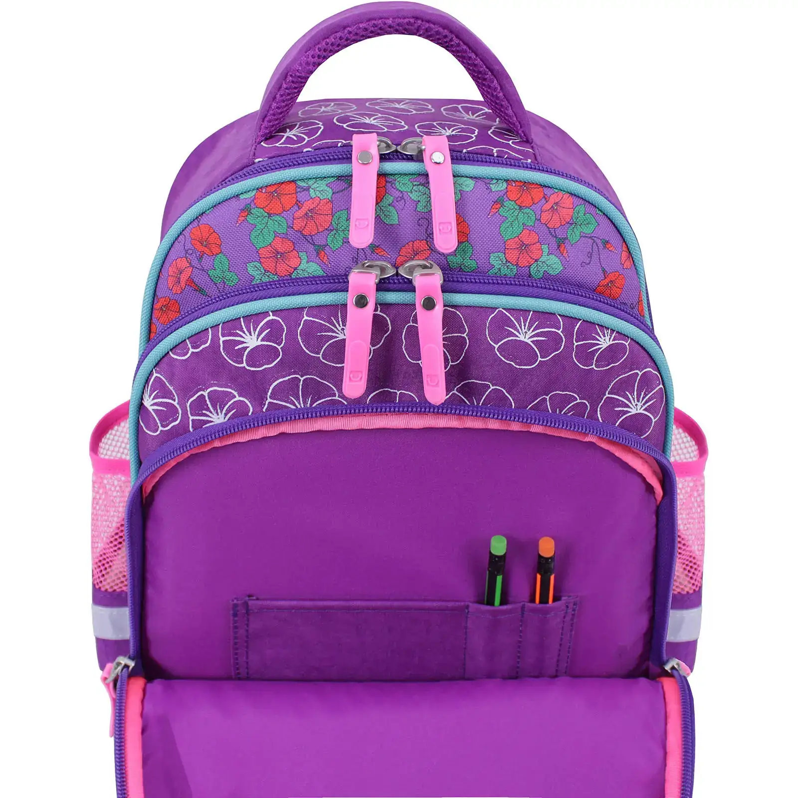 Рюкзак шкільний Bagland Mouse 339 фіолетовий 498 (0051370) UA
