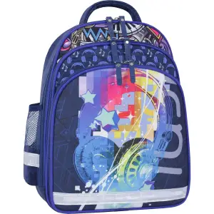 Рюкзак шкільний Bagland Mouse 225 синій 614 (0051370) UA