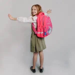 Рюкзак шкільний Bagland Butterfly 21 л. малиновий 1148 (0056566) UA