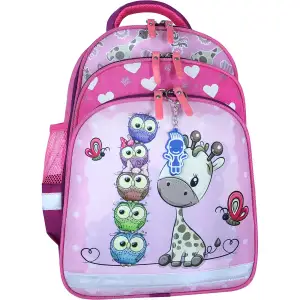 Рюкзак шкільний Bagland Mouse 143 малина 682 (0051370) UA