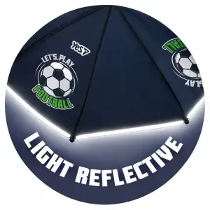 Зонт детский Yes Football со светоотражающим кантом