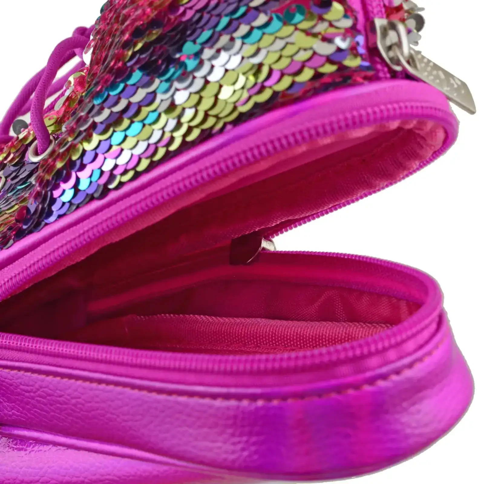 Пенал мягкий YES TP-24 ‘‘Sneakers with sequins‘‘ rainbow