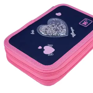 Пенал твердый двойной Yes Bright Hearts HP-01