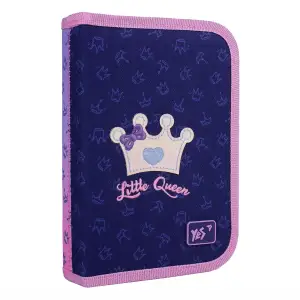 Пенал твердый одинарный с клапаном Yes Little Queen HP-03
