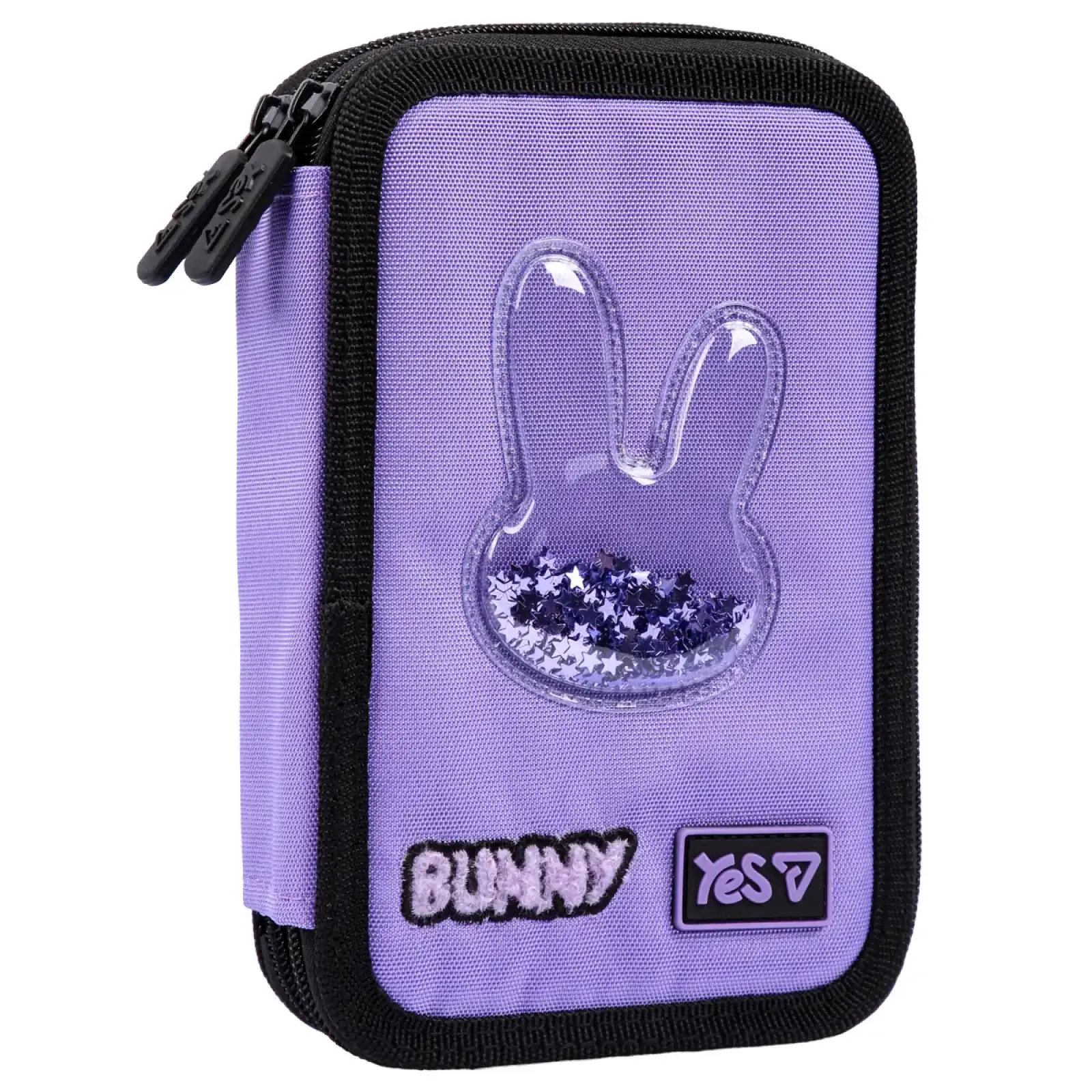 Пенал твердый Yes двойной Shiny Bunny HP-01
