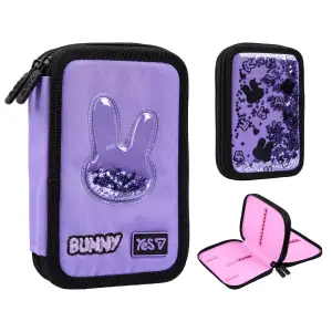 Пенал твердый Yes двойной Shiny Bunny HP-01